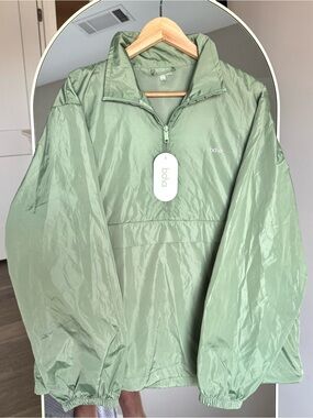 FabFitFun x Bala Utility Jacket in Sage Green NWT L/XL